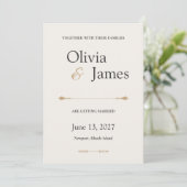 The Minimal Luxury Wedding Suite 招待状 (スタンド正面)