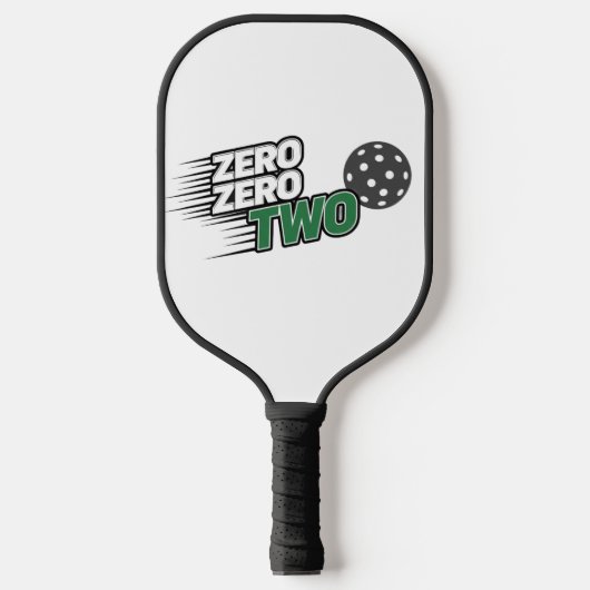The Minimalist's Edge: Das "Zero Zero Two"-Racket ピックルボールラケット (正面)