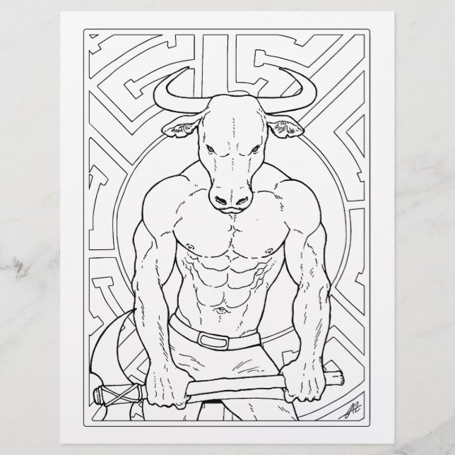 The Minotaur - Colorinページ (正面)