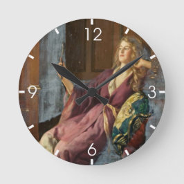 The Minx (by John Collier) ラウンド壁時計