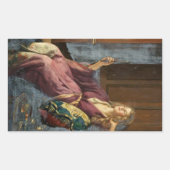 The Minx (by John Collier) 長方形シール (正面)