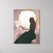 The Mirror II - Sitting in Piece キャンバスプリント (正面)