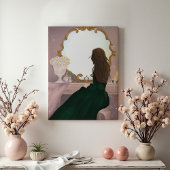 The Mirror II - Sitting in Piece キャンバスプリント