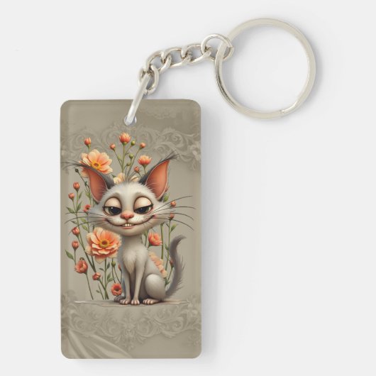 The mischievous cat  キーホルダー (裏面)