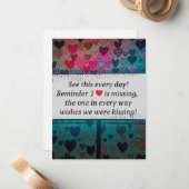 The Missing Heart Loves You ノートカード (正面/裏面インサイチュ)