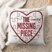 The Missing Piece – Faith Heart Design クッション (ブランケット)