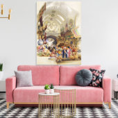 The Missr Tcharsky（エジプトの市場） キャンバスプリント (インサイチュ (リビング))