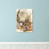 The Missr Tcharsky（エジプトの市場） キャンバスプリント (インサイチュ (ウッドフロア))