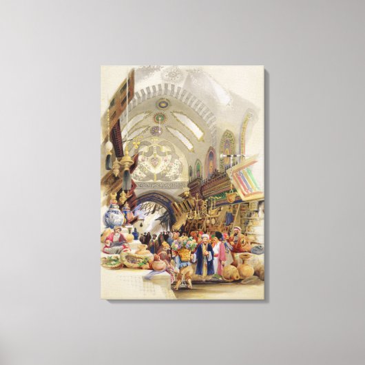 The Missr Tcharsky（エジプトの市場） キャンバスプリント (正面)