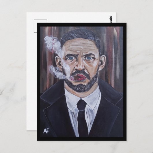 The Mobster Painting by Alfred Fox ポストカード (正面/裏面)