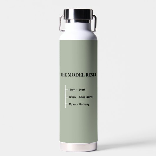 The Model Reset | Official Hydration Ritual Bottle ウォーターボトル (正面)