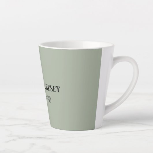 The Model Reset | Official Morning Ritual Latte Mu カフェラテマグ (右)