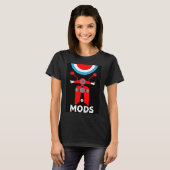 The Mods - Mods And Rockers – イギリス音楽 Tシャツ (正面フル)