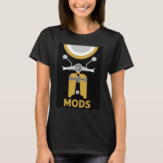 The Mods - Mods And Rockers – イギリス音楽T-Shir Tシャツ (正面)