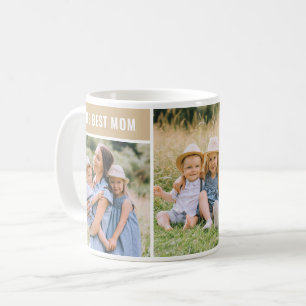 The Mom Neutral Mothers最高の Dayフォトコラージュ コーヒーマグカップ