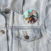 The moment the mouse beats the cat 缶バッジ (インサイチュ)