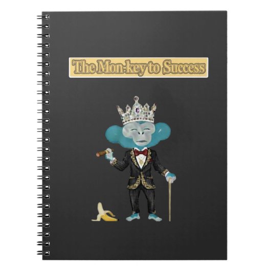 The Mon-Key to success ノートブック (正面)