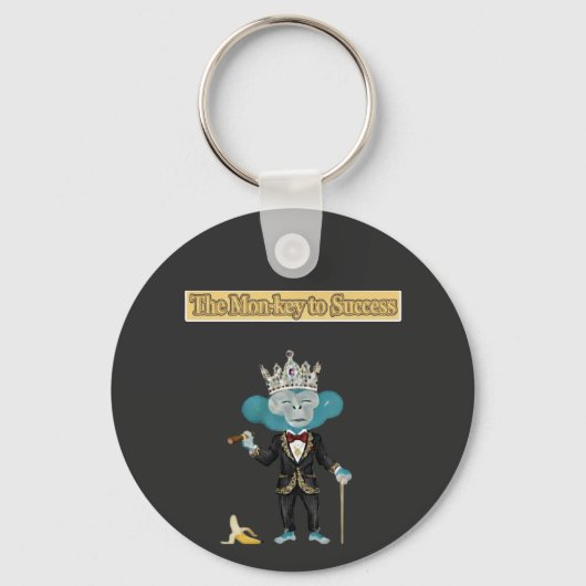 The Mon-key To success gift キーホルダー (正面)