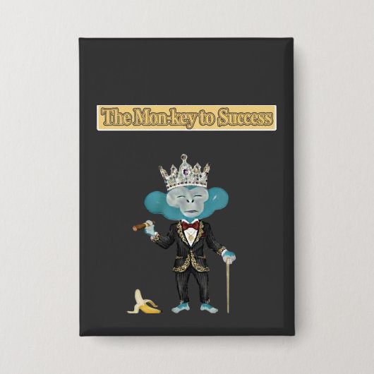 The Mon-key To success gift  缶バッジ (正面)