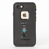 The mon-key to success LifeProof iPhoneケース (裏面)