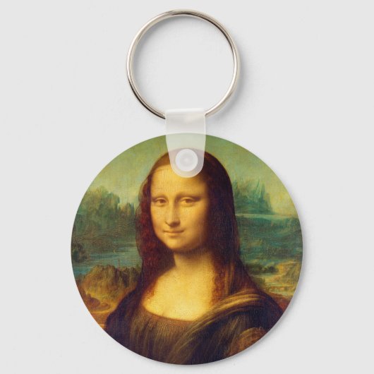 The Mona Lisa by Leonardo Da Vinci キーホルダー (正面)