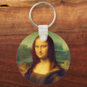 The Mona Lisa by Leonardo Da Vinci キーホルダー (正面)