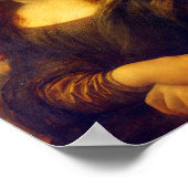The Mona Lisa by Leonardo Da Vinci ポスター (角)
