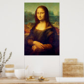 The Mona Lisa by Leonardo Da Vinci ポスター (キッチン)