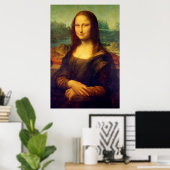 The Mona Lisa by Leonardo Da Vinci ポスター (ホームオフィス)