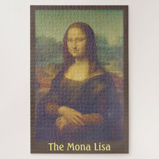 The Mona Lisa by Leonardo Da Vinci Fine Art ジグソーパズル (縦)