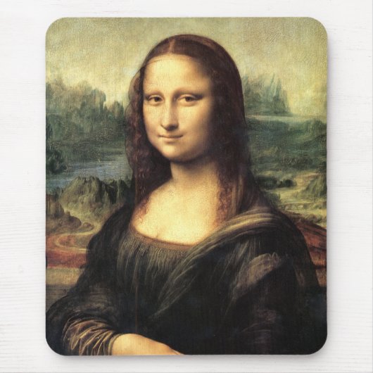 The Mona Lisa Leonardo da Vinci        マウスパッド (正面)