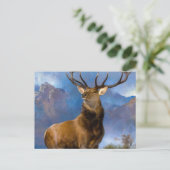 The Monarch of the Glen by Edwin Landseer ポストカード (スタンド正面)