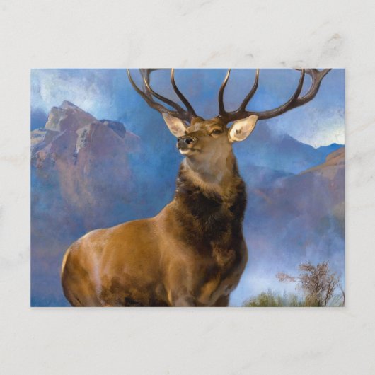 The Monarch of the Glen by Edwin Landseer ポストカード (正面)