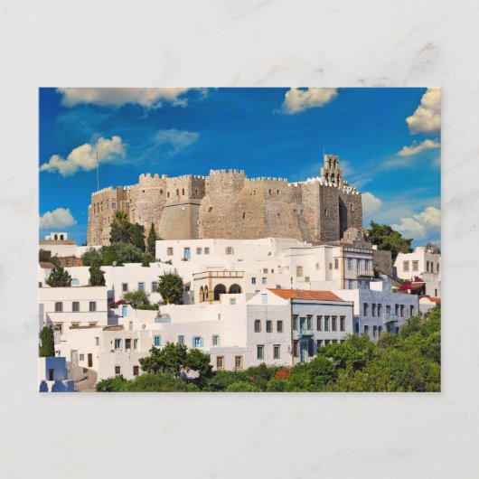 The Monastery of Saint John in Patmos, Greece ポストカード (正面)