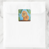 "The Monkey" Sticker スクエアシール (バッグ)