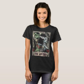 The Monster Frankenstein And Bride The Lovers Taro Tシャツ (正面フル)