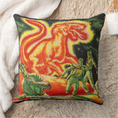 The Monster From the Flying Saucer print クッション (ブランケット)