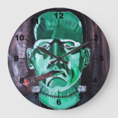 The Monster Painting by Alfred Fox ラージ壁時計 (正面)