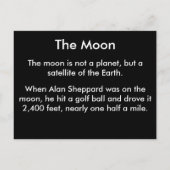 The Moon # 1 – の学はがき ポストカード (裏面)
