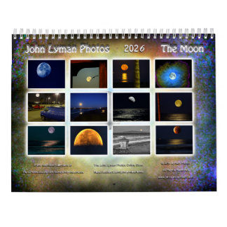 The Moon 2026 Photo Calendar カレンダー