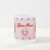 The Moon and the Sun in Love on a  フロストグラスマグカップ (中央)