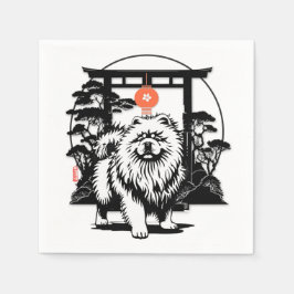 THE MOON GATE Chow スタンダードカクテルナプキン
