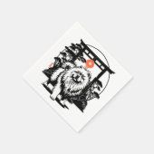 THE MOON GATE Chow スタンダードカクテルナプキン (角)