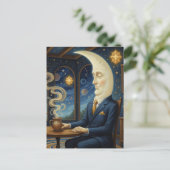 The Moon Goes For a Coffee ポストカード (スタンド正面)