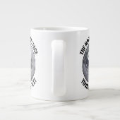 The Moon Happy Face Personalized Custom Giant Mug ジャンボコーヒーマグカップ (裏面)