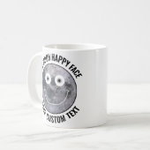 The Moon Happy Face Personalized Custom Mug コーヒーマグカップ (正面左)
