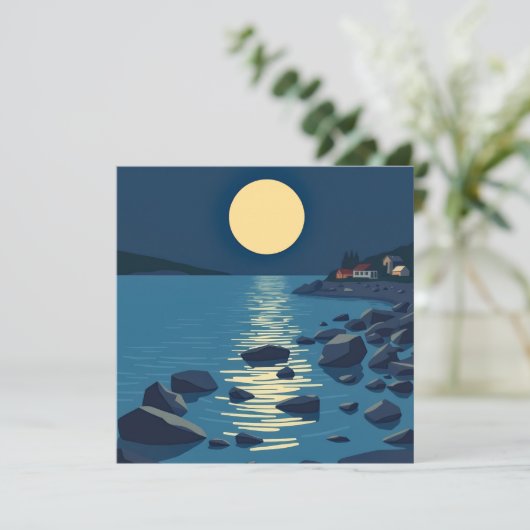 the moon reflecting upon the sea (スタンド正面)