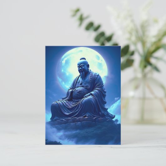 The Moon’s Blessing Over the Celestial Statue ポストカード (スタンド正面)