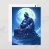 The Moon’s Blessing Over the Celestial Statue ポストカード (正面/裏面)