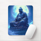 The Moon’s Blessing Over the Celestial Statue マウスパッド (マウス)